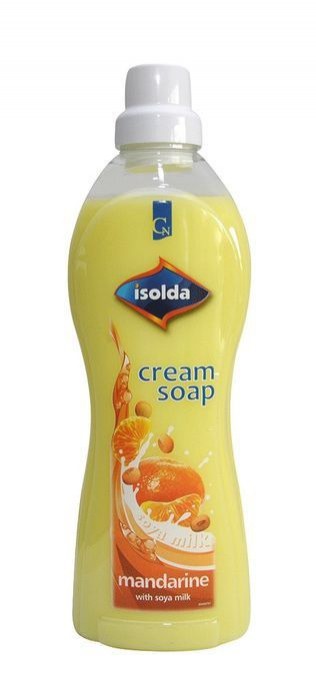 Isolda tek.mýdlo mandarinka1l VKIMG00509 | Toaletní mycí prostředky - Tekutá mýdla - Bez dávkovače